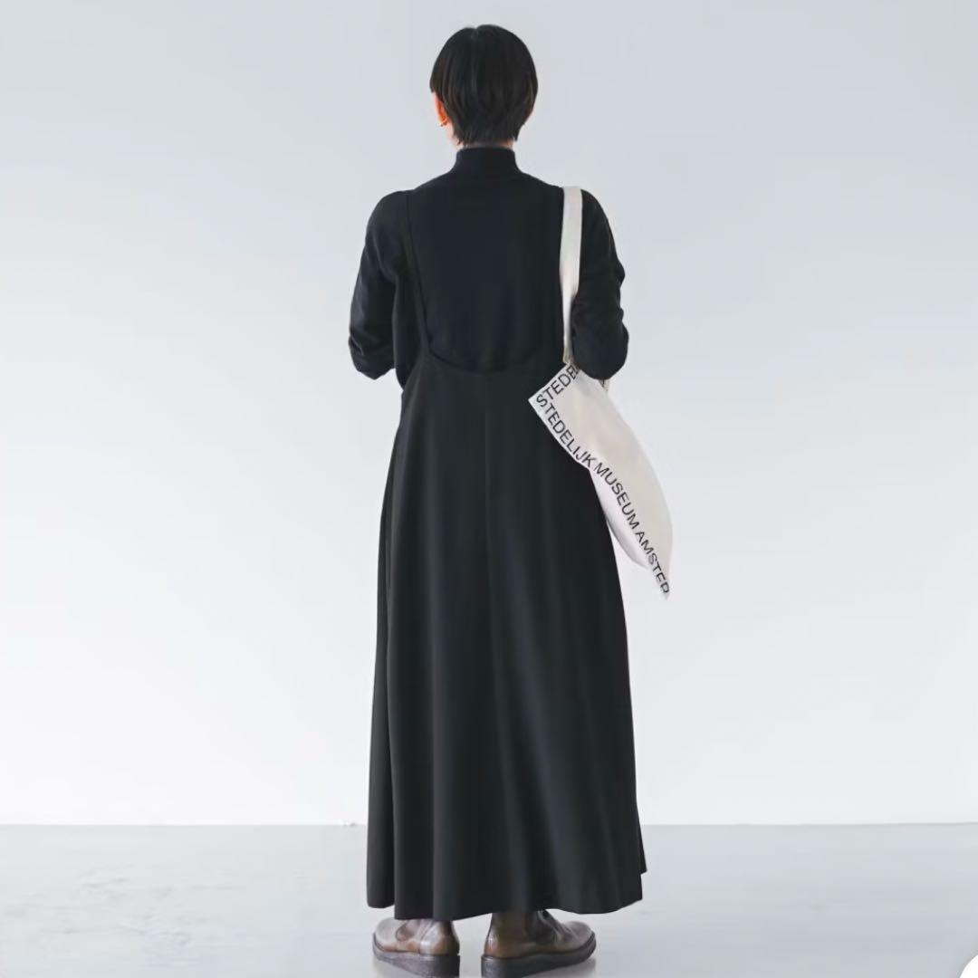 【週末限定お値下げ中】北欧暮らしの道具店　サイドタックのサロペットスカート