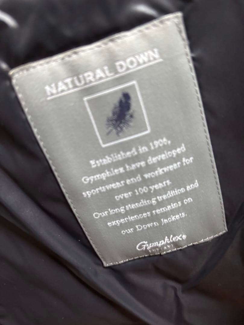 Gymphlex ジムフレックス キルトダウン ショートベスト　チャコール