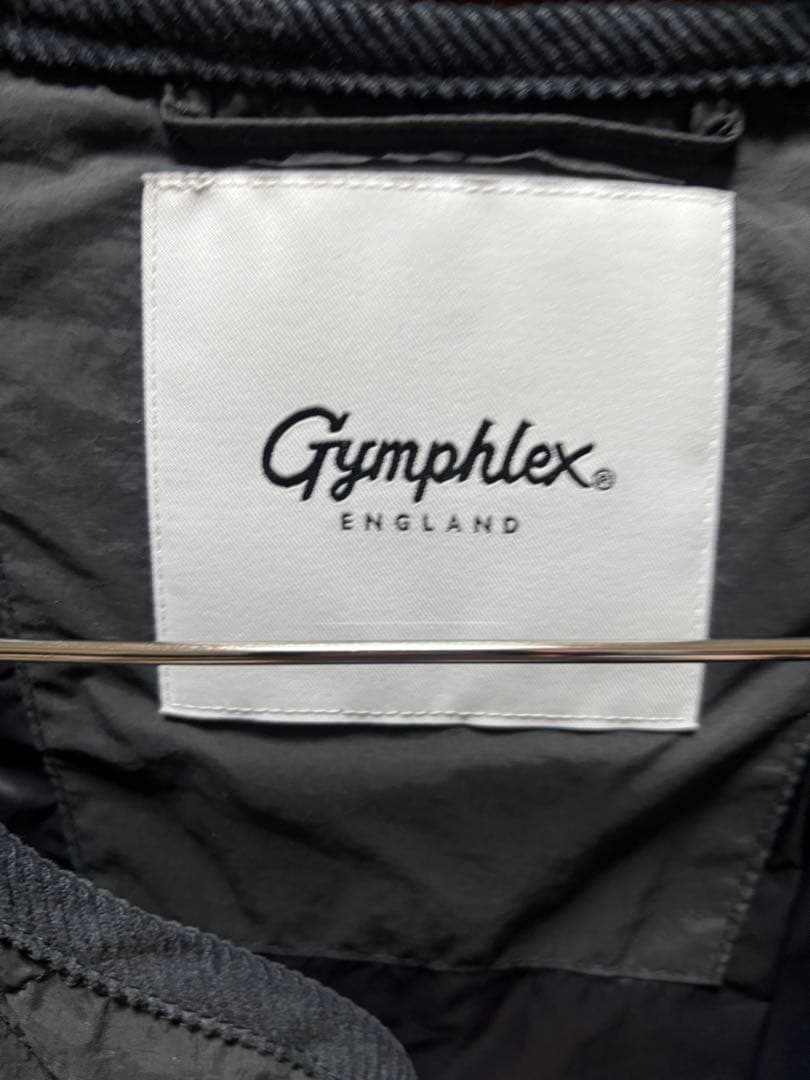 Gymphlex ジムフレックス キルトダウン ショートベスト　チャコール