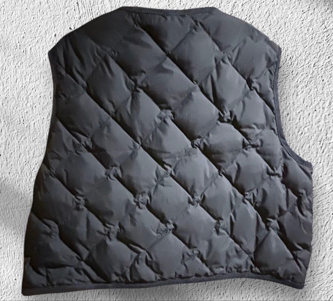 Gymphlex ジムフレックス キルトダウン ショートベスト　チャコール