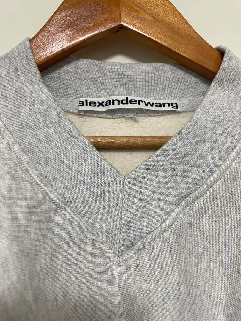 Alexander Wang クロップド丈 スウェット Vネック XS