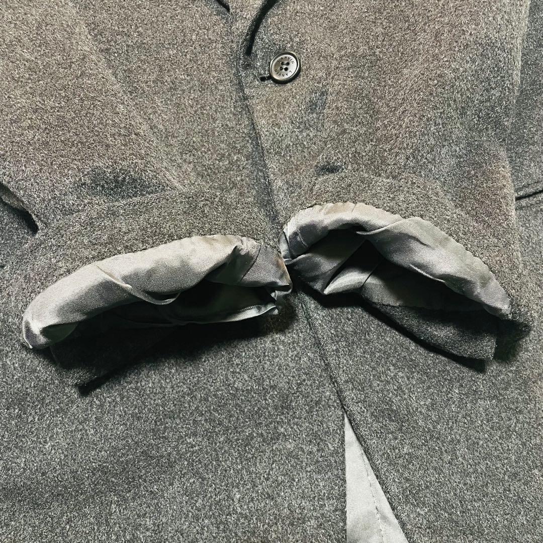【希少サイズ】LANVIN カシミヤ100％ テーラードジャケット 2B 52