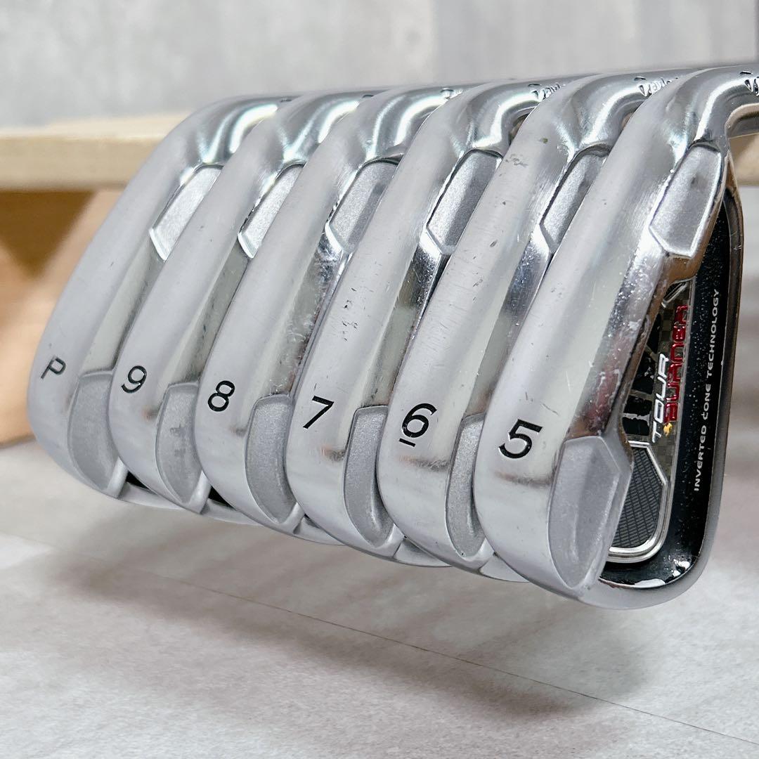 V154 テーラーメイド ツアーバーナー ゴルフ アイアンセット 6本 S