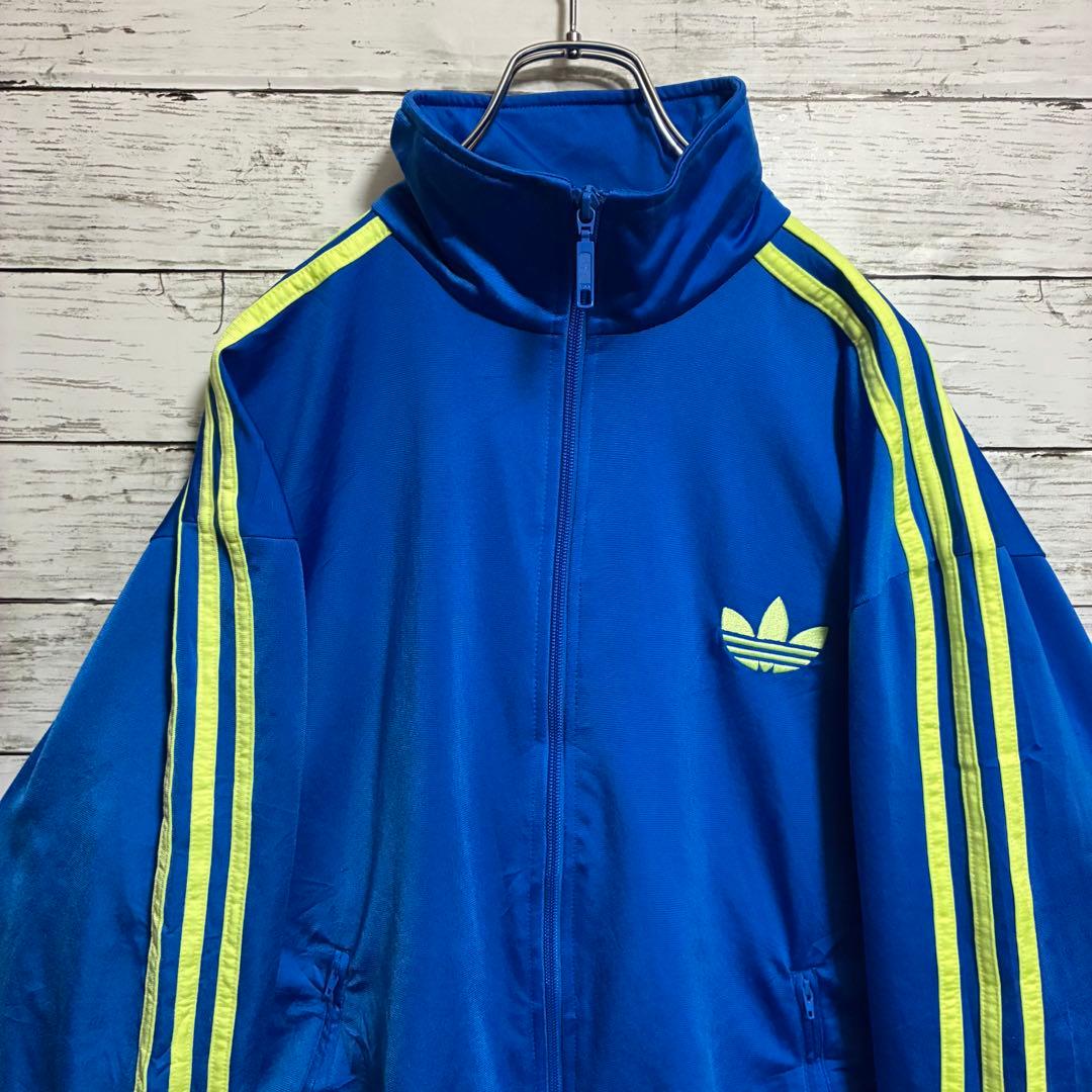 アディダス　トレフォイルロゴ　刺繍　トラックジャケット ジャージ