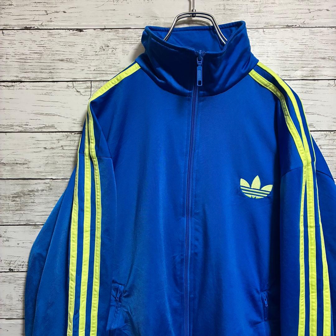 アディダス　トレフォイルロゴ　刺繍　トラックジャケット ジャージ