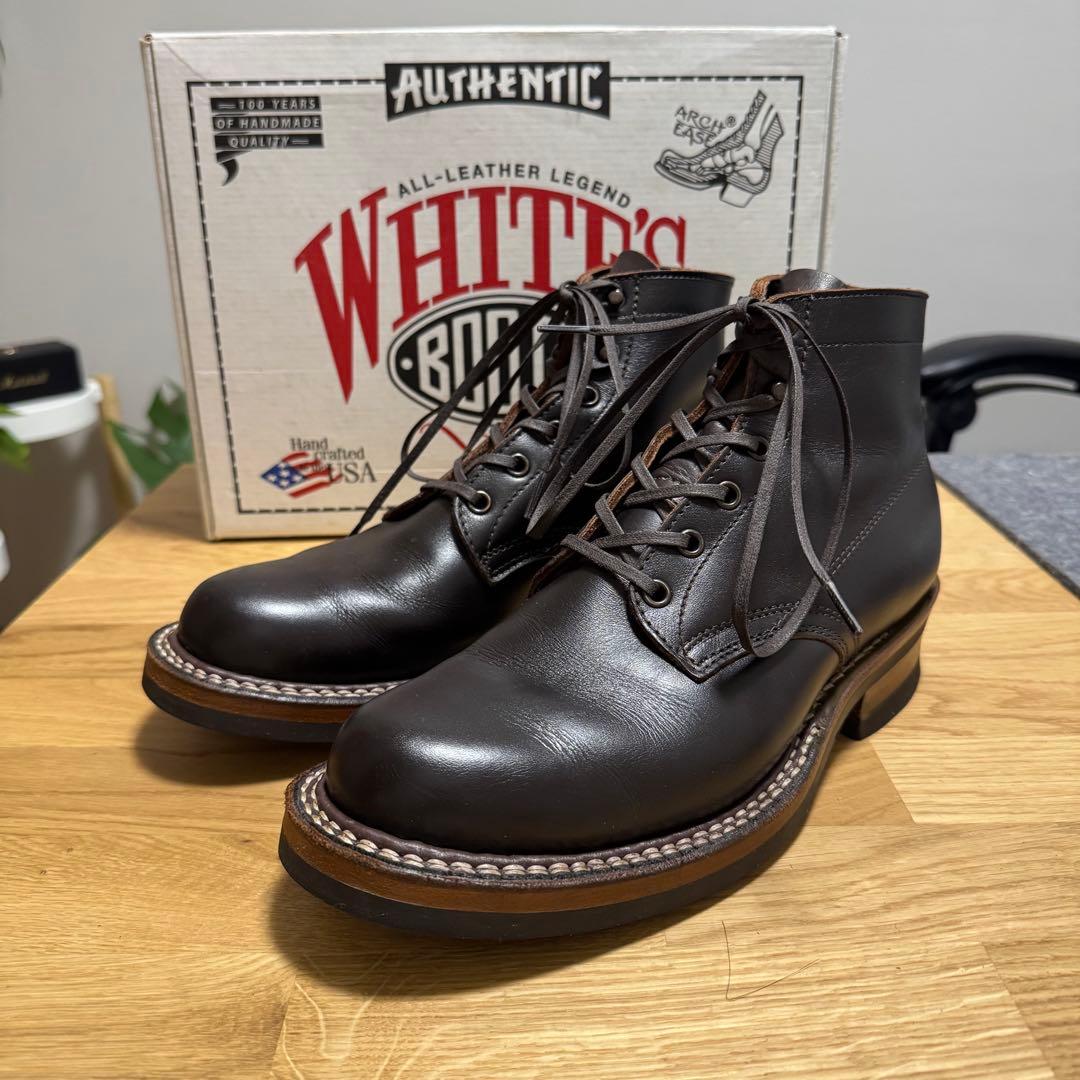 【美品】White's ホワイツ セミドレス ドレスブラウン 8.5E