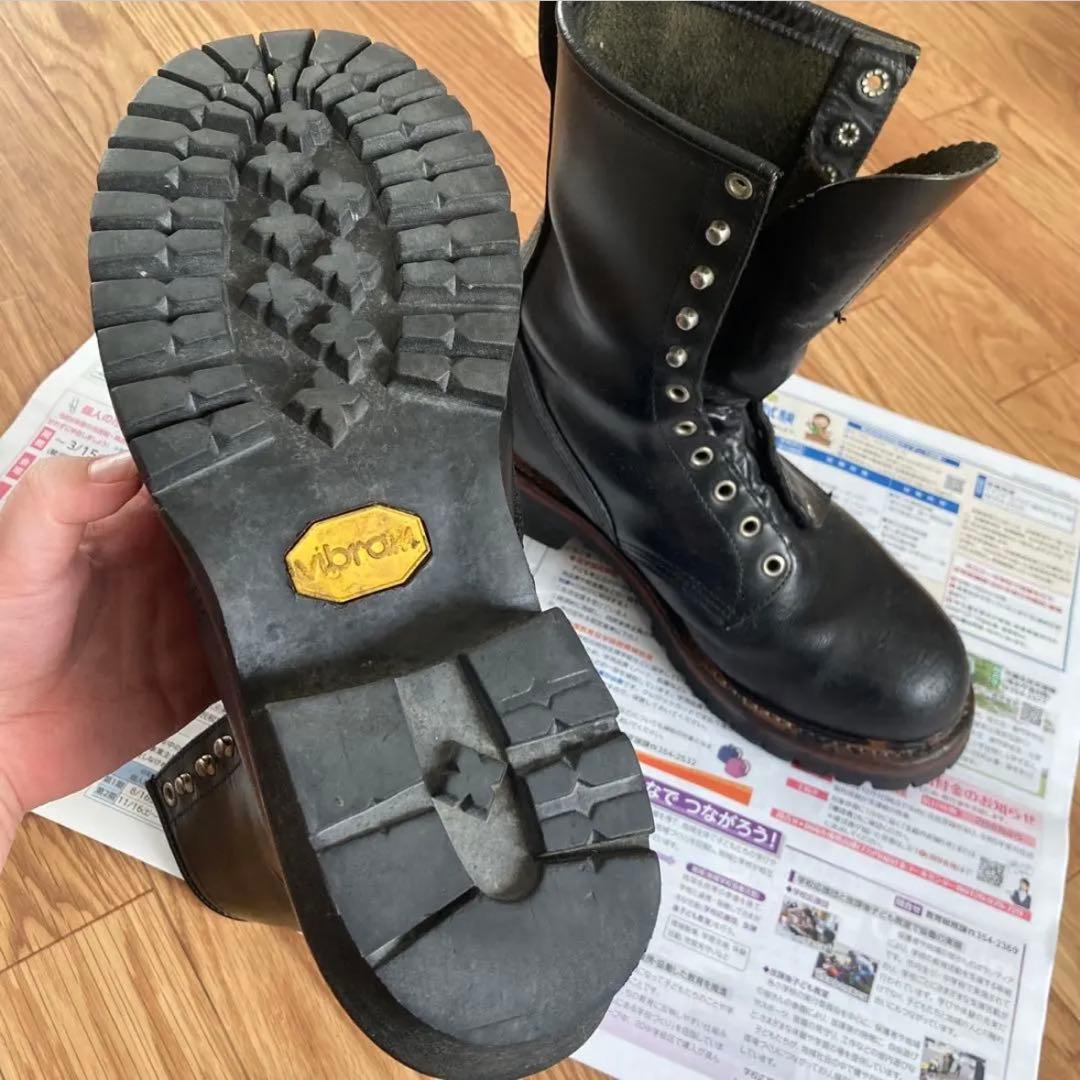 こーちゃん RED WING ロガーブーツ 紐なし