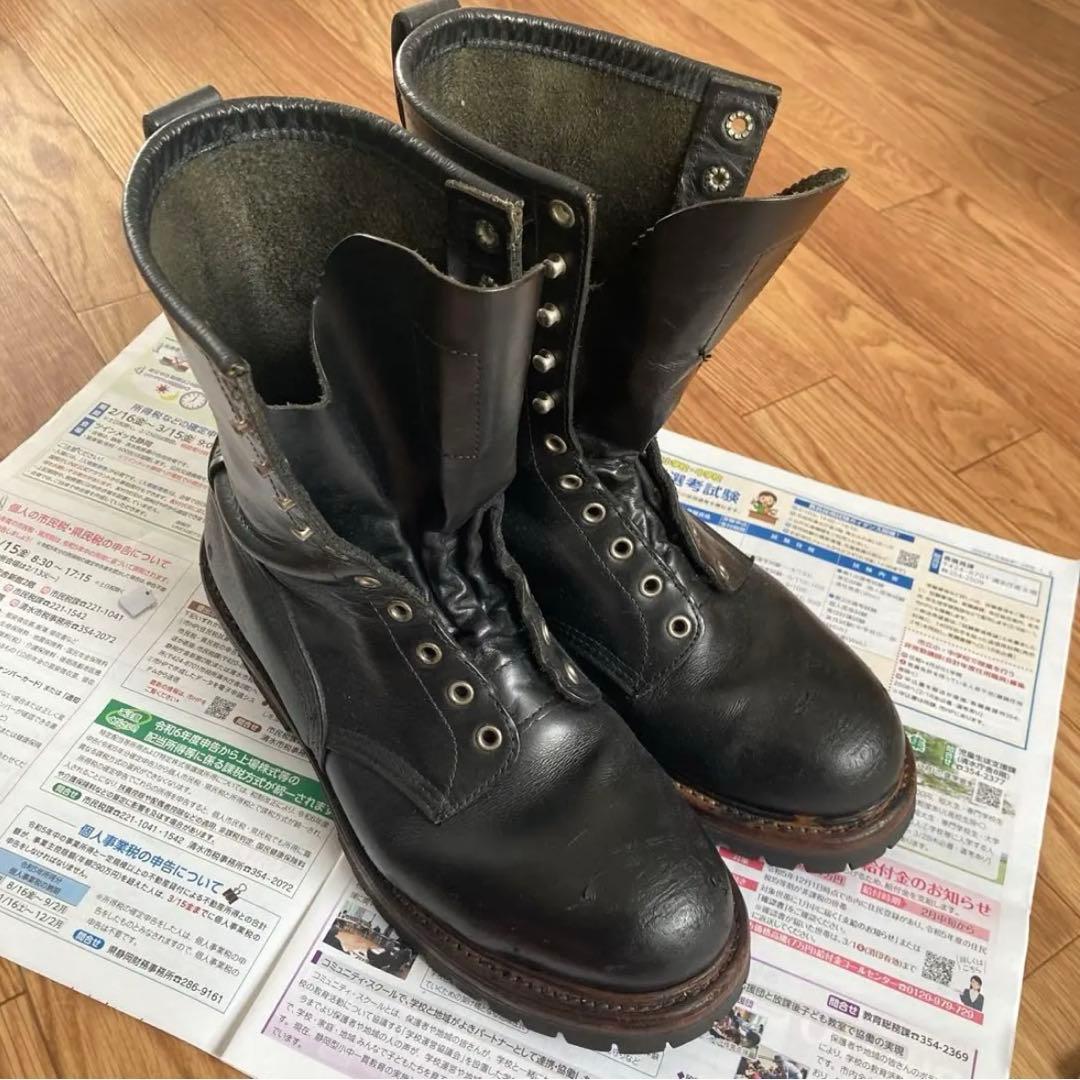 こーちゃん RED WING ロガーブーツ 紐なし