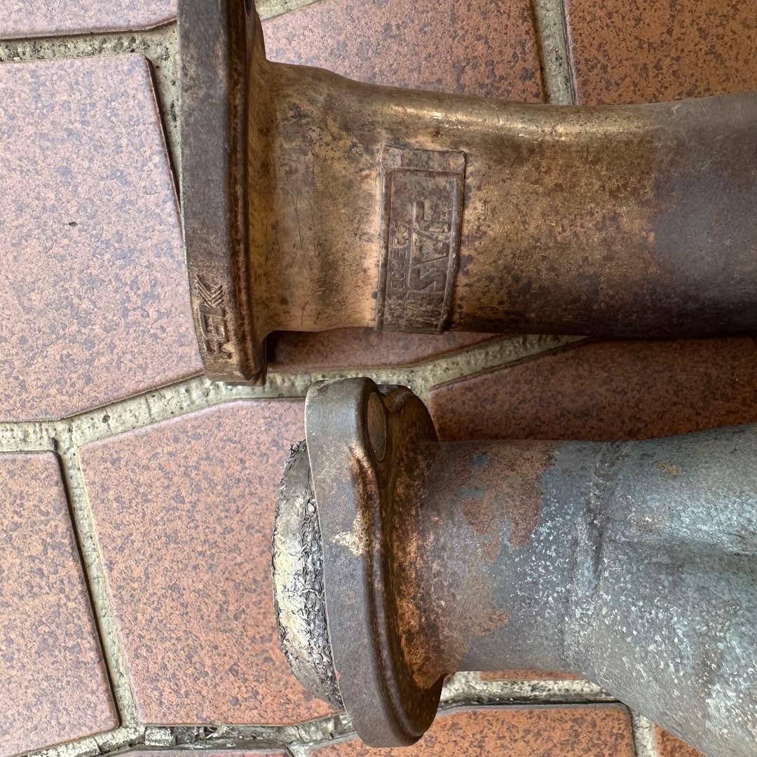 AE86 エキマニ タコアシ フジツボ 5バルブフランジ加工