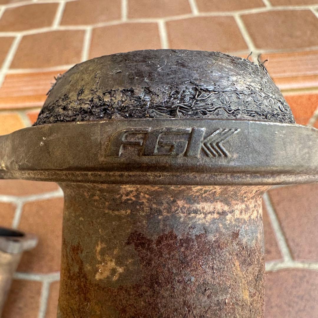 AE86 エキマニ タコアシ フジツボ 5バルブフランジ加工