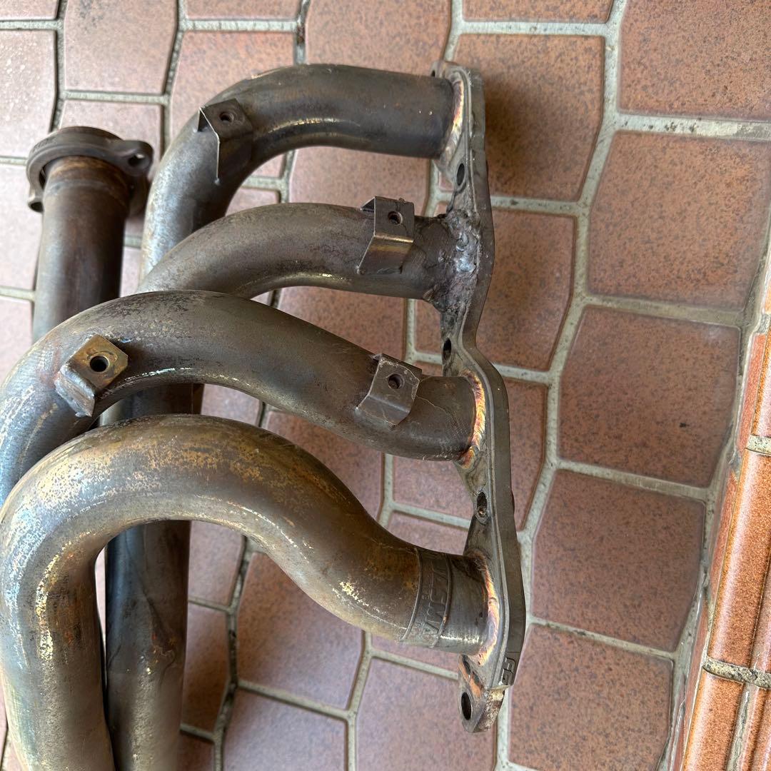 AE86 エキマニ タコアシ フジツボ 5バルブフランジ加工