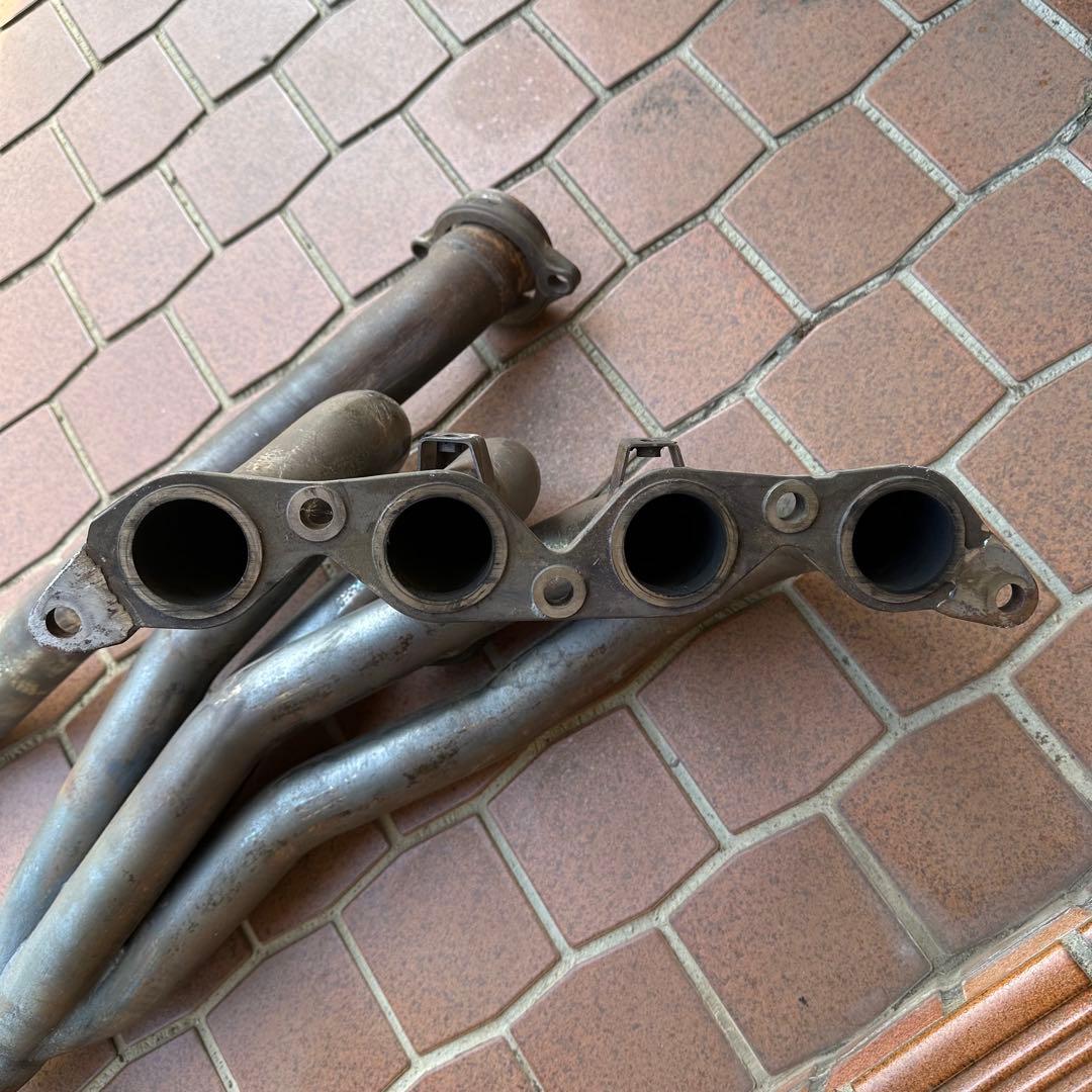 AE86 エキマニ タコアシ フジツボ 5バルブフランジ加工