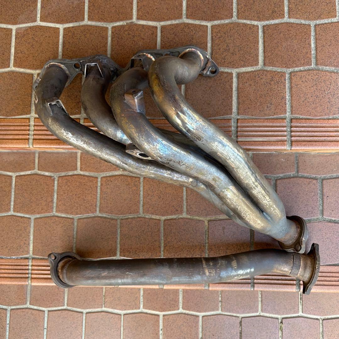 AE86 エキマニ タコアシ フジツボ 5バルブフランジ加工