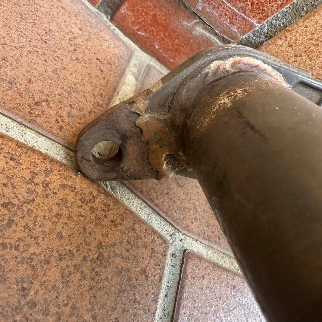 AE86 エキマニ タコアシ フジツボ 5バルブフランジ加工