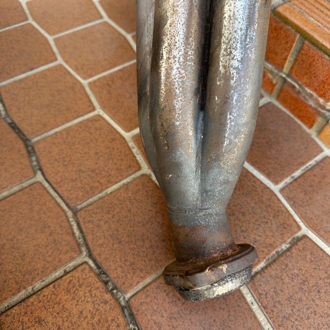 AE86 エキマニ タコアシ フジツボ 5バルブフランジ加工