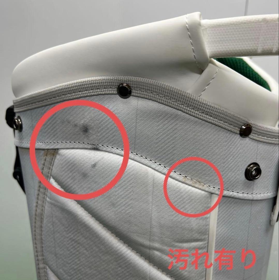 キャロウェイ Callaway キャディバッグ　8インチ　ホワイト　グリーン