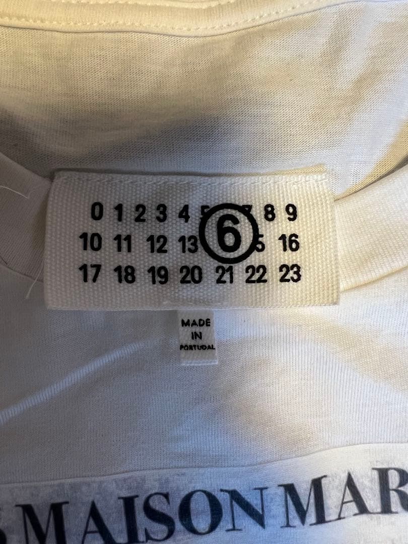 MM6 Maison Margiela ホワイト Tシャツ