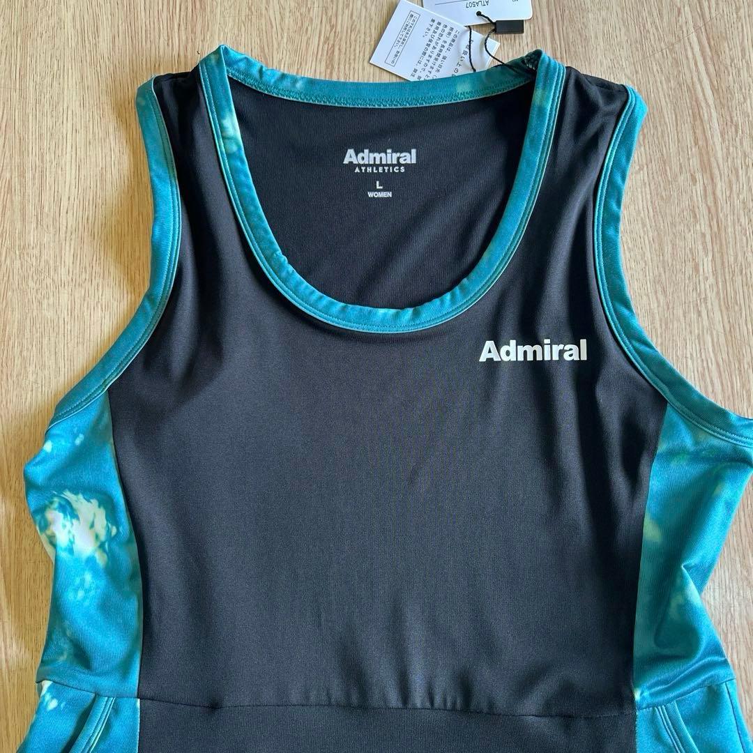 アドミラル　レディーステニスウエア　ボックスプリーツワンピース　L