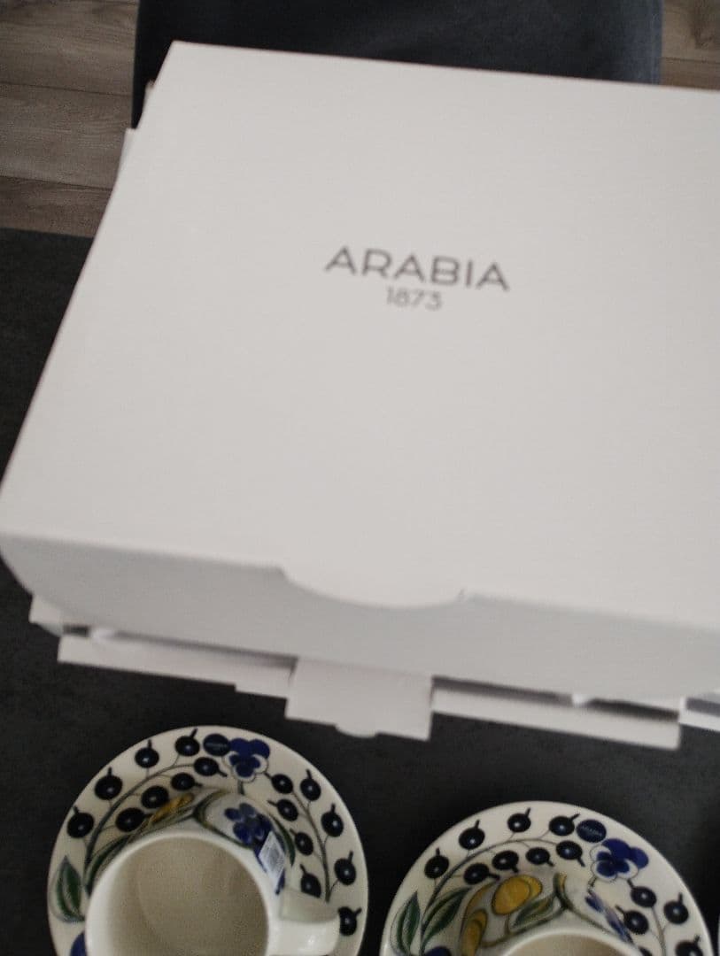 新品　正規品　ARABIA　パラティッシ　8点セット　アラビア　プレート　カップ