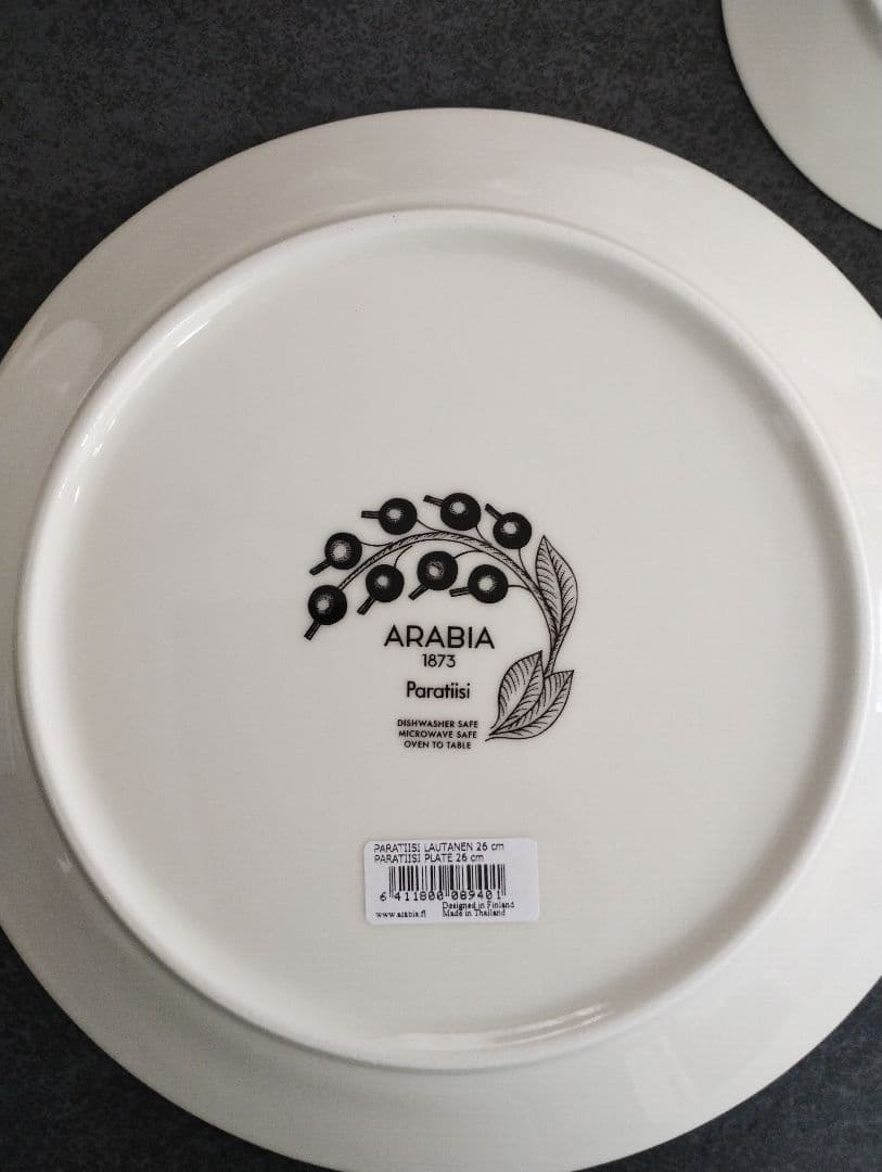 新品　正規品　ARABIA　パラティッシ　8点セット　アラビア　プレート　カップ