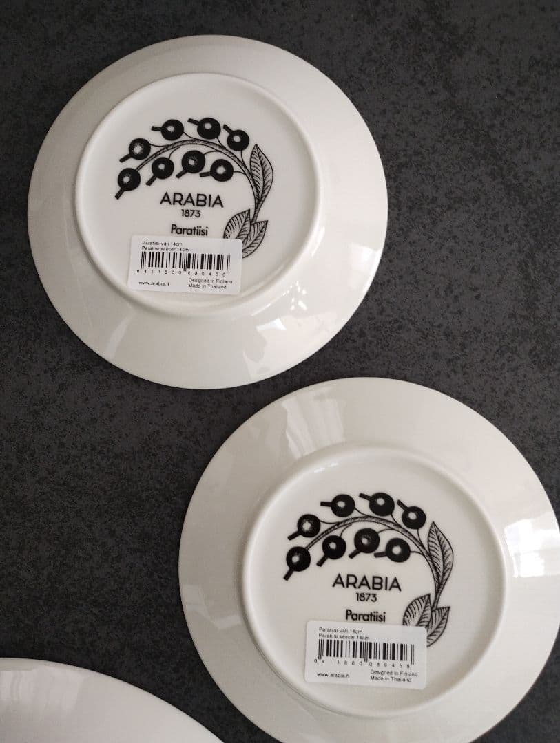 新品　正規品　ARABIA　パラティッシ　8点セット　アラビア　プレート　カップ