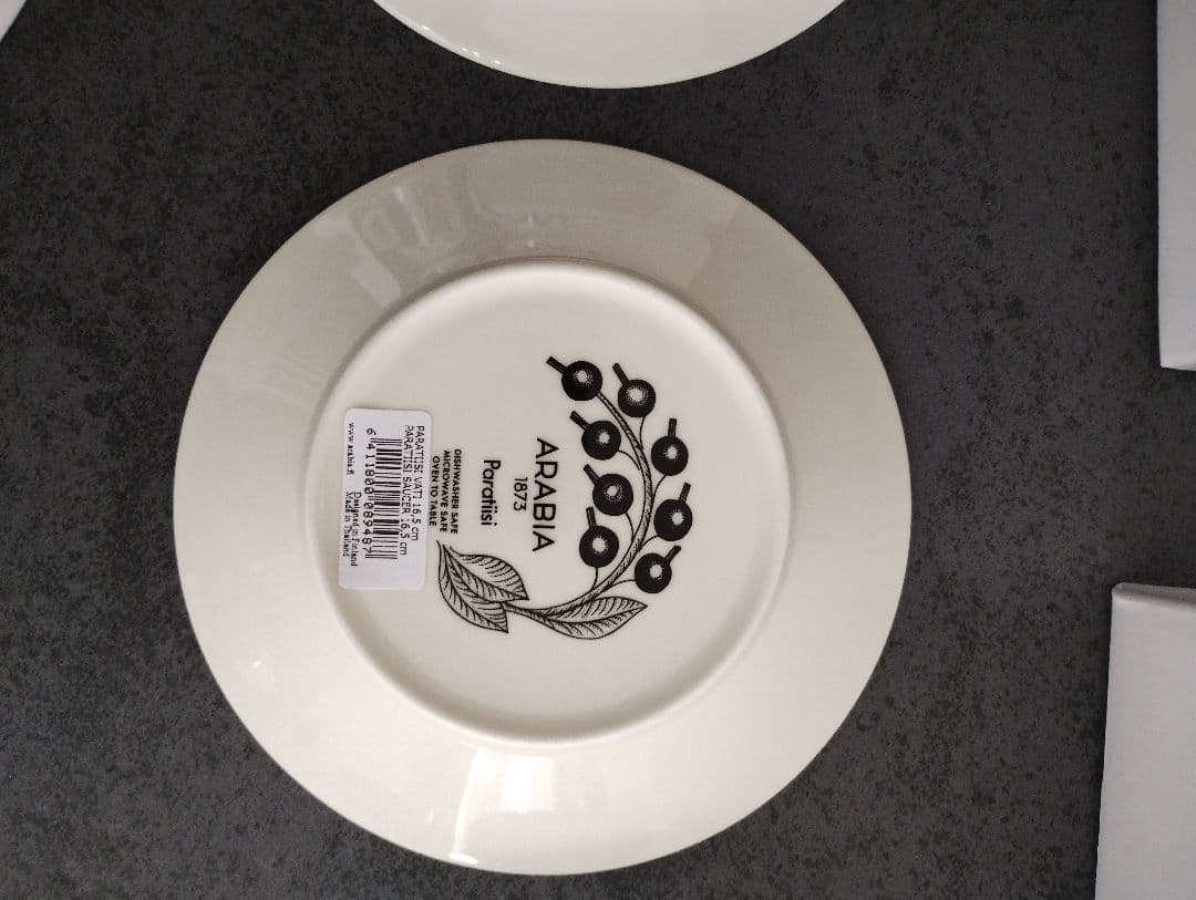 新品　正規品　ARABIA　パラティッシ　8点セット　アラビア　プレート　カップ