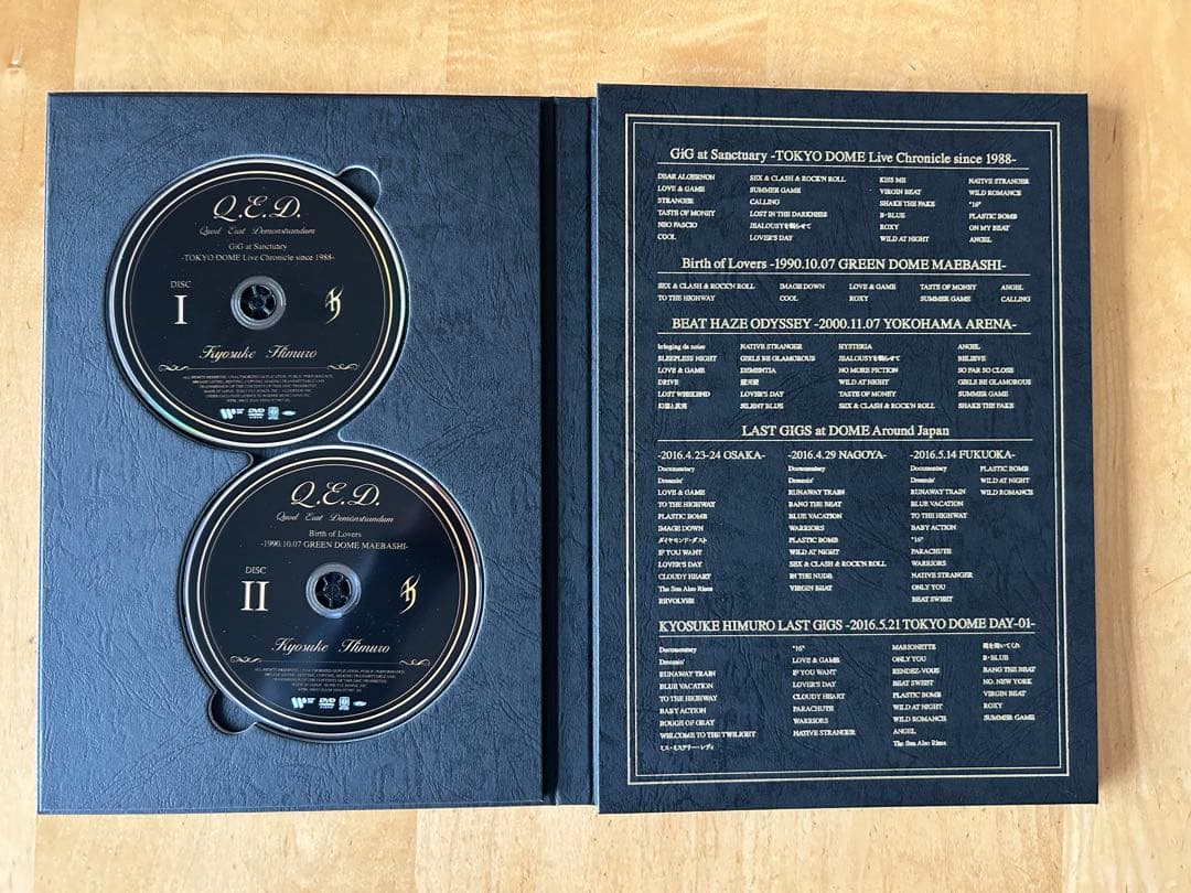 だ*ち様 氷室京介 「QUOD ERAT DEMONSTRANDUM 」初回生産