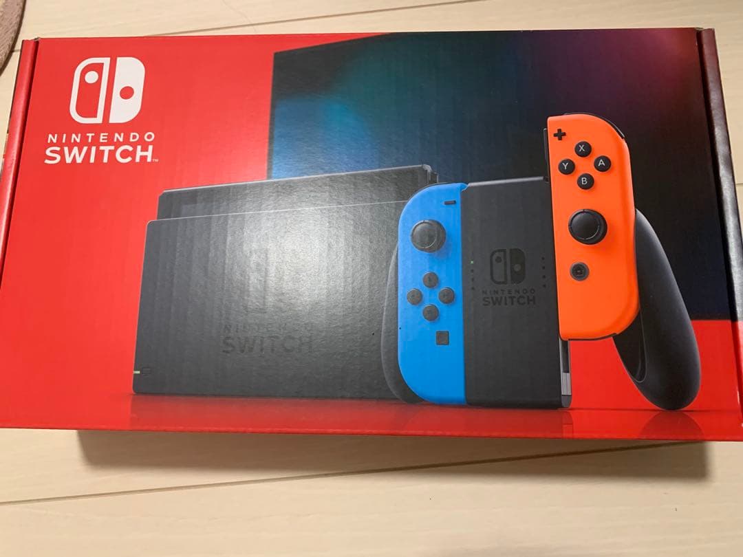 新品　未使用Nintendo Switch 本体 青/オレンジ