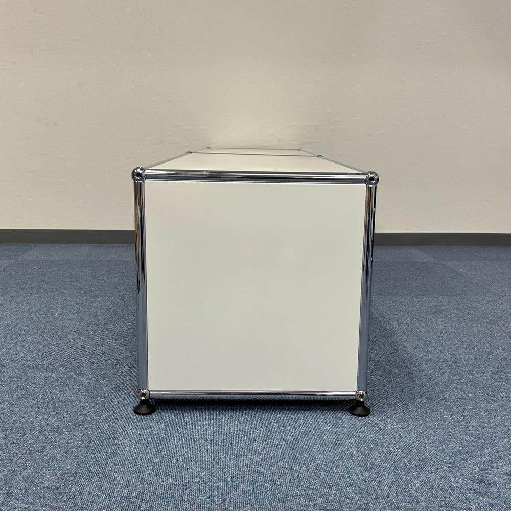 中古 USMハラー｜キャビネット テレビボード 2列1段 ピュアホワイト