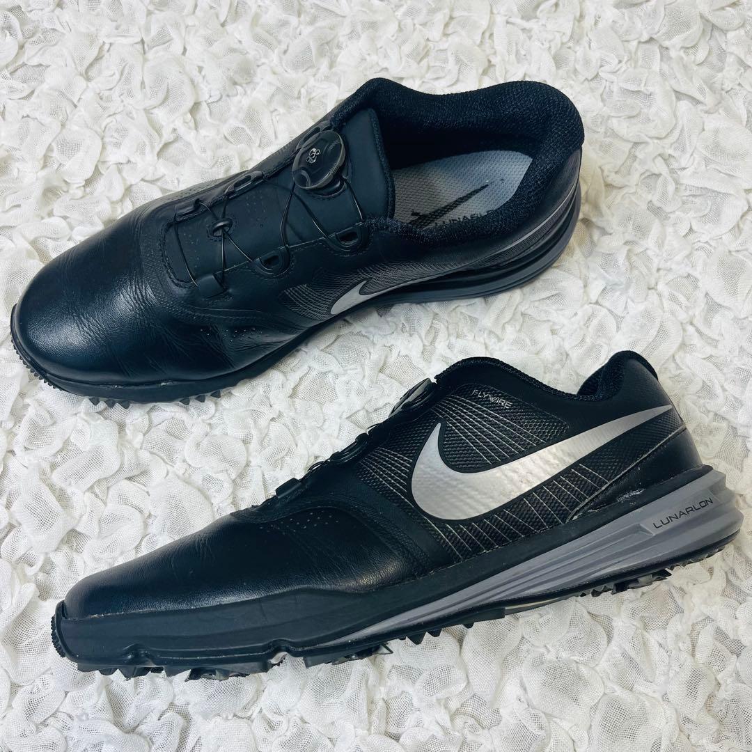 NIKEナイキ ゴルフシューズ BOA ダイヤル式 ブラック 27.5スニーカー