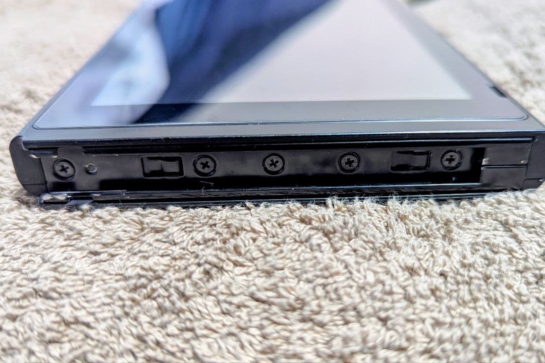 状態良 Nintendo Switch 2017年製 未対策機 背面クリアレッド