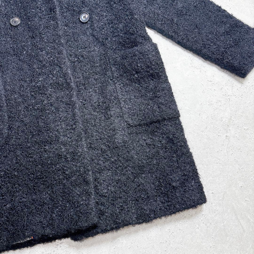 メゾンレネール　くるくる毛足のテディベアコート　ボアロングコート　ゆったり