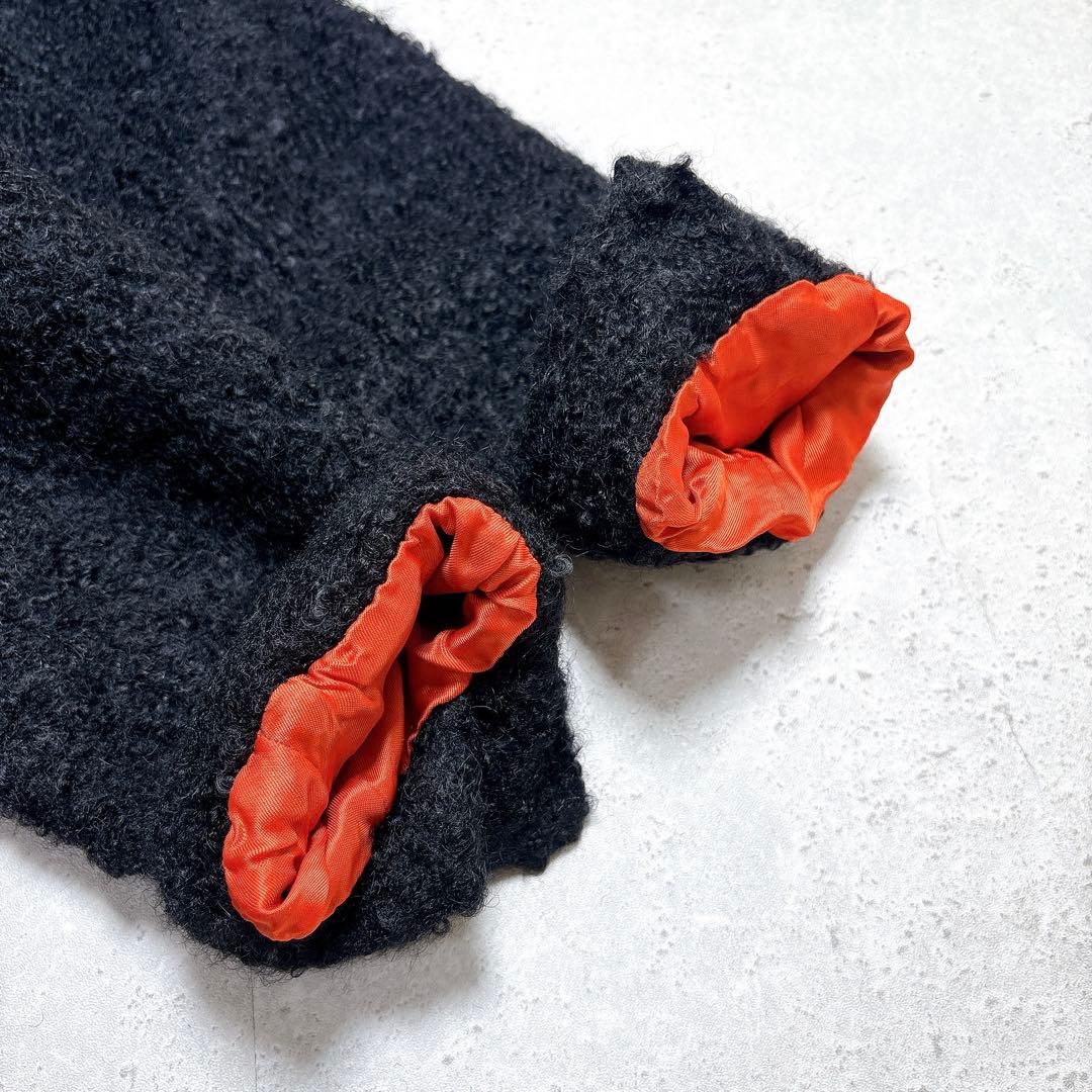 メゾンレネール　くるくる毛足のテディベアコート　ボアロングコート　ゆったり