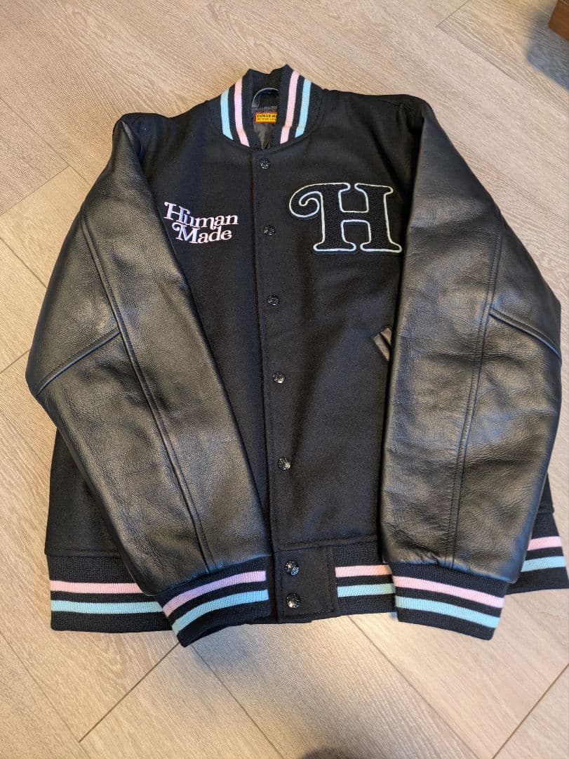 新品 店舗限定 HUMAN MADE xVERDY VARSITY JACKET
