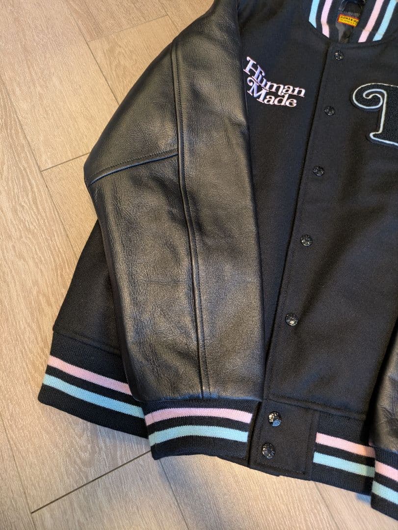 新品 店舗限定 HUMAN MADE xVERDY VARSITY JACKET