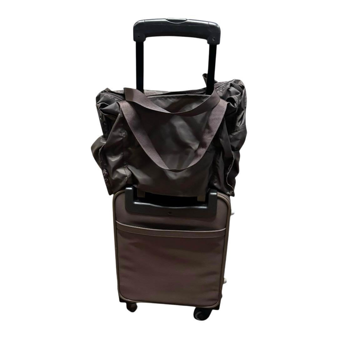 美品　SWANY スワニー　キャリーバッグ　茶　4輪　ブラウン