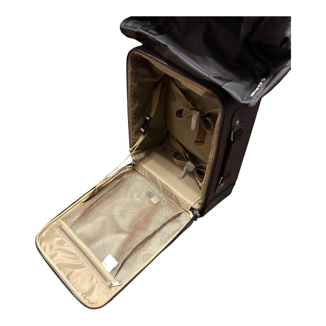 美品　SWANY スワニー　キャリーバッグ　茶　4輪　ブラウン