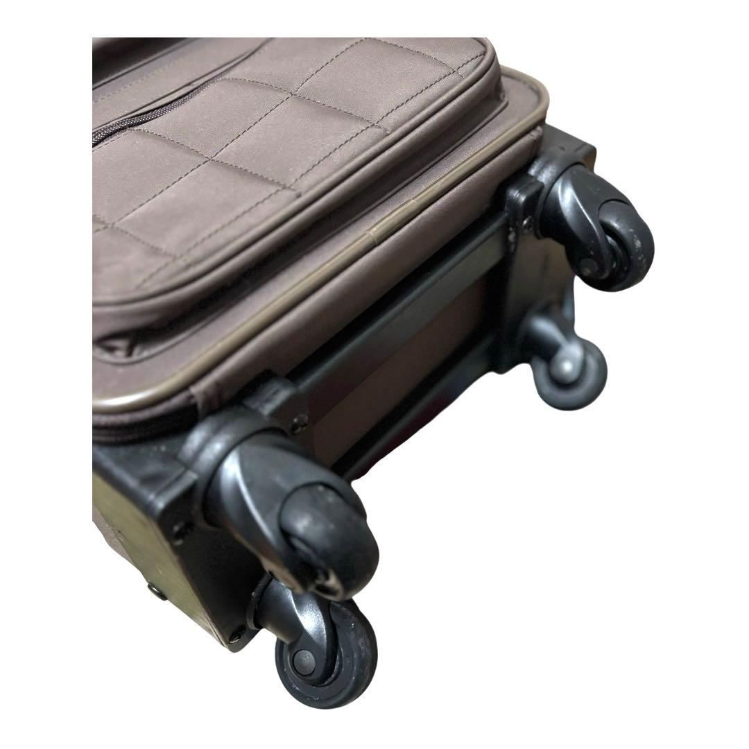 美品　SWANY スワニー　キャリーバッグ　茶　4輪　ブラウン