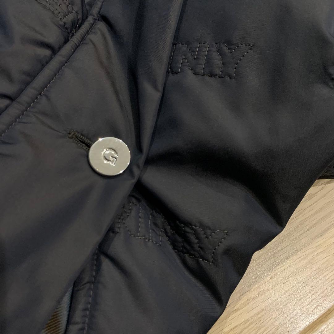 GENNY ジェニー リアルファーライナーロングコート イタリア40ヴェルサーチ