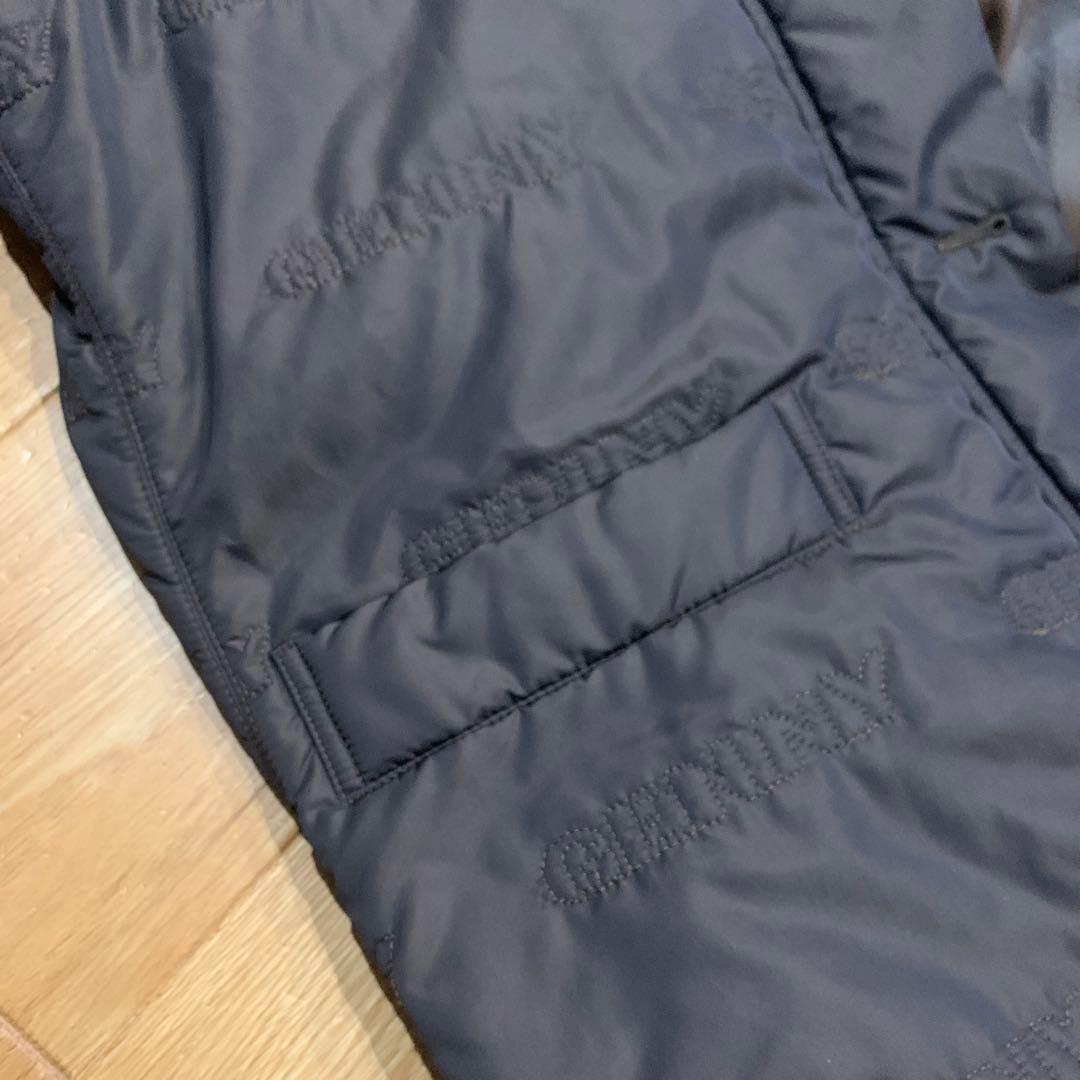 GENNY ジェニー リアルファーライナーロングコート イタリア40ヴェルサーチ