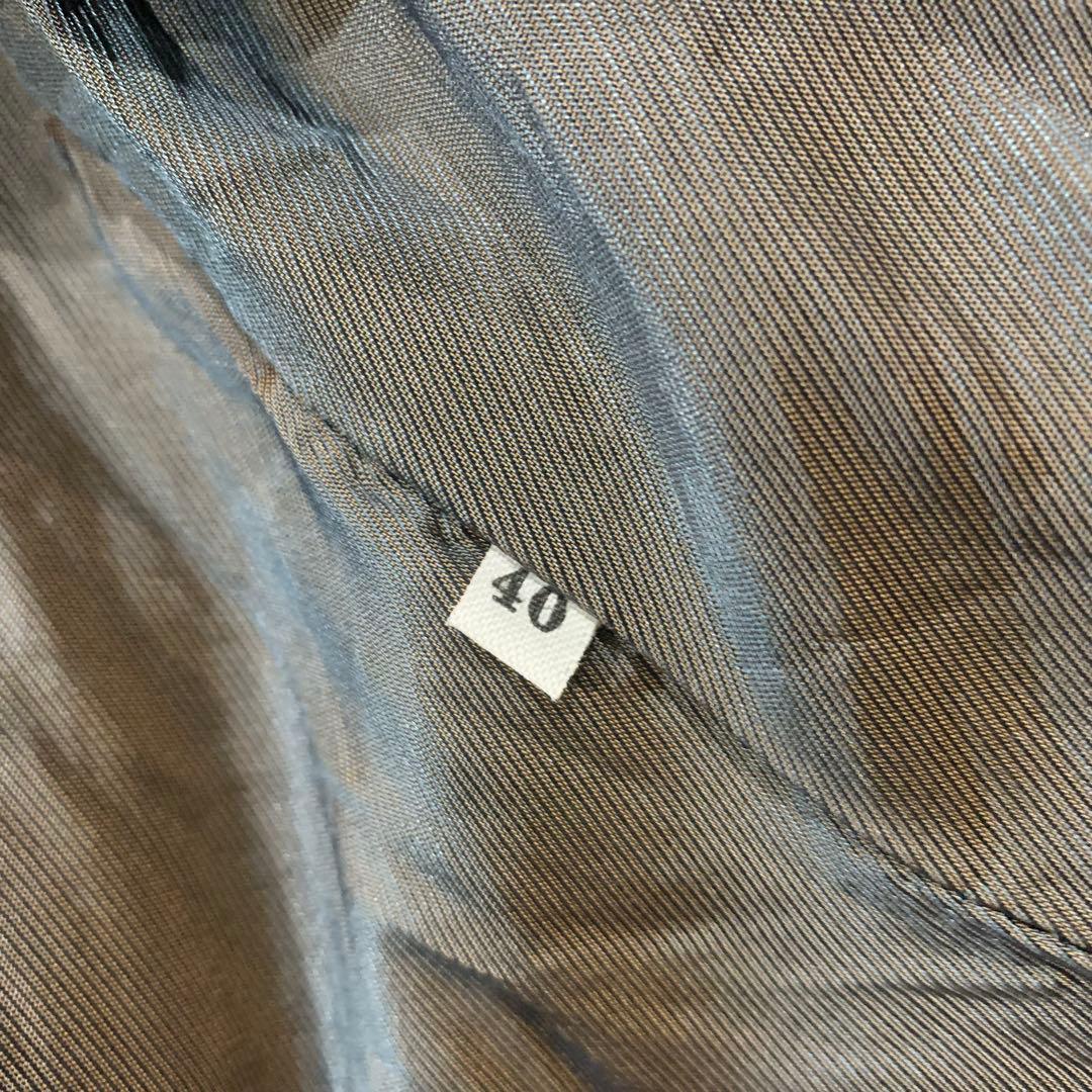 GENNY ジェニー リアルファーライナーロングコート イタリア40ヴェルサーチ