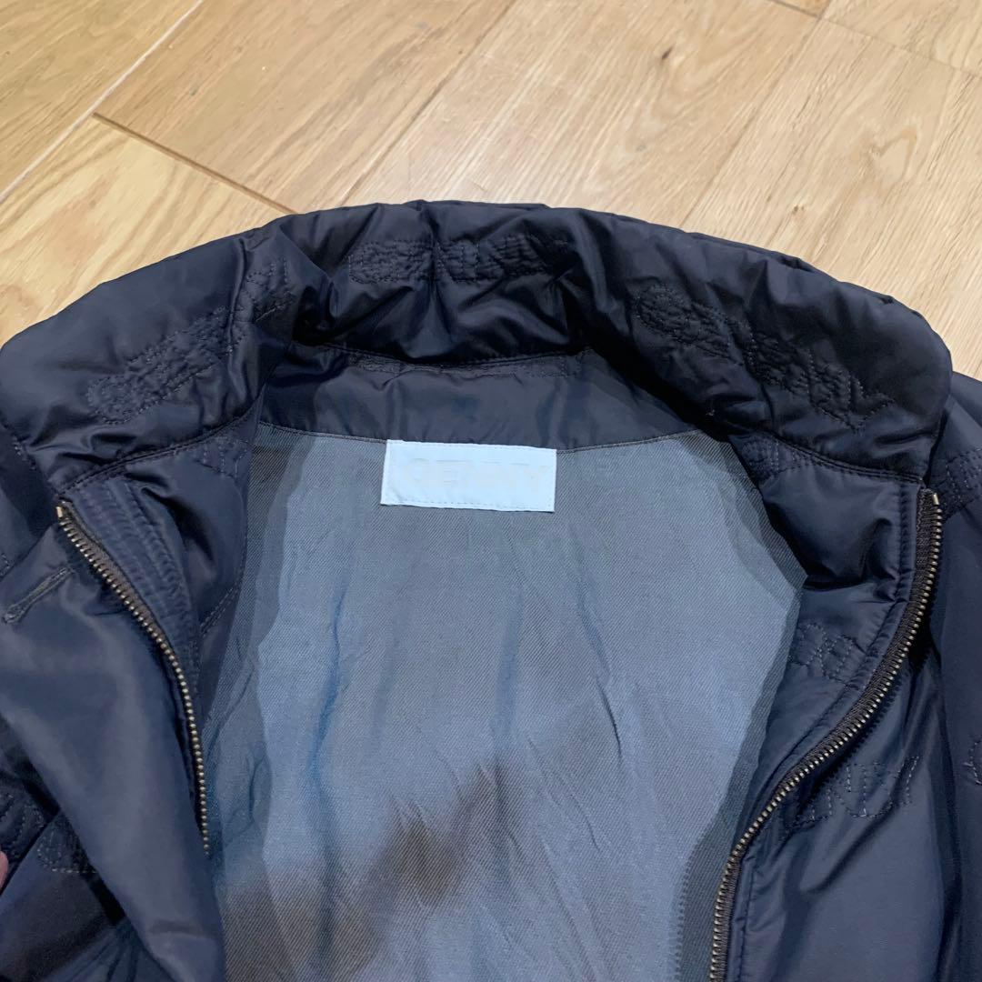 GENNY ジェニー リアルファーライナーロングコート イタリア40ヴェルサーチ