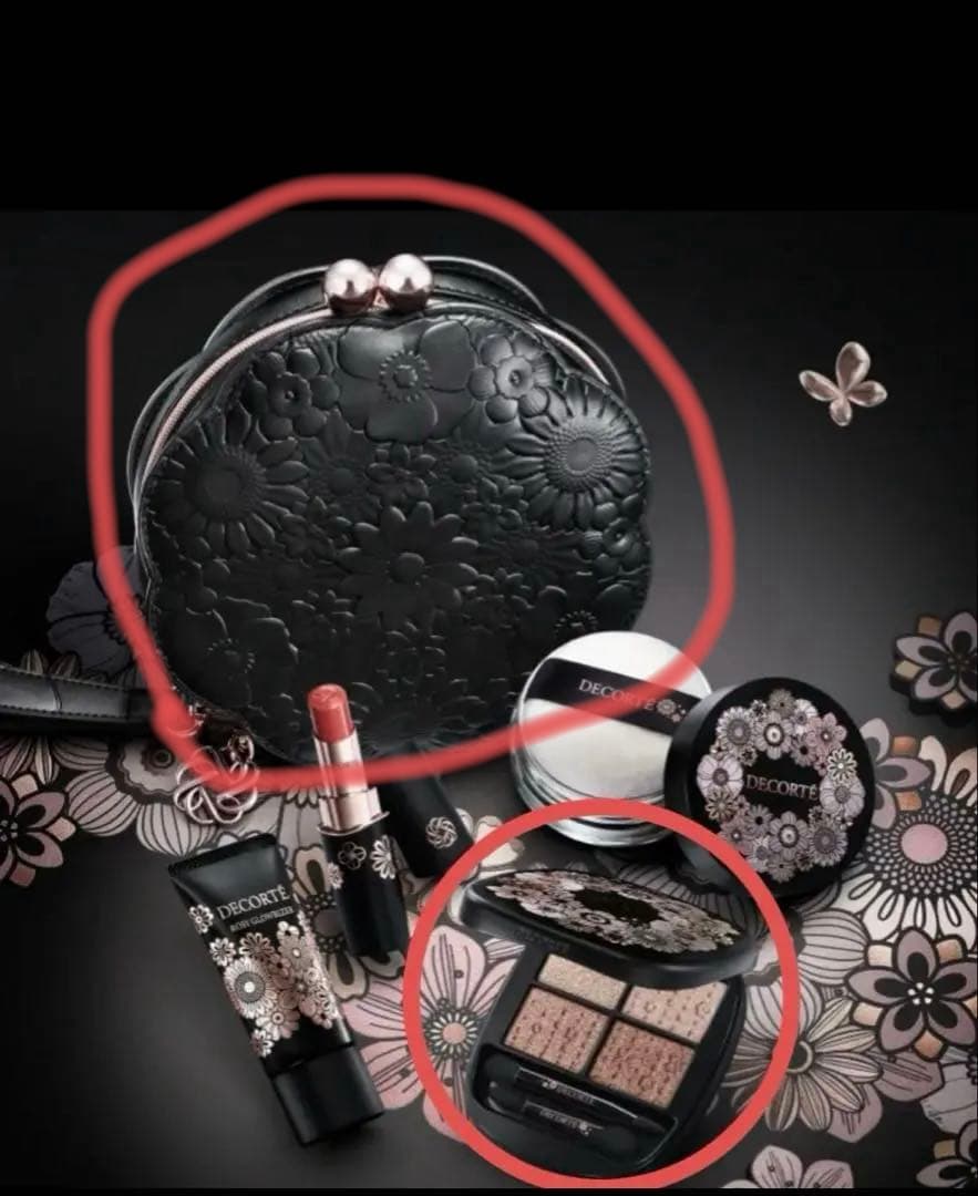 DECORTE クリスマスコフレ2025 アイシャドウパレット ポーチ付