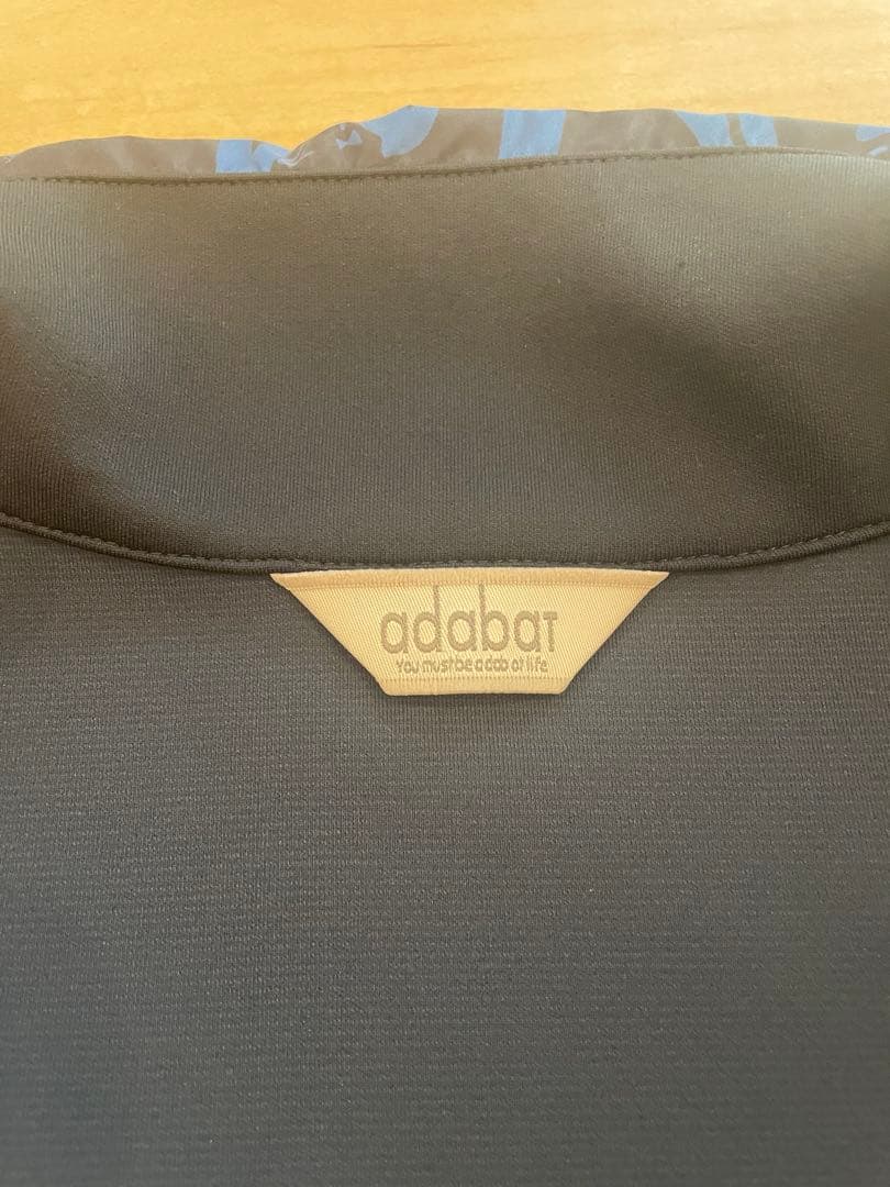 adabat アダバット　レディース ゴルフウェア　ベスト 青と黒のパターン