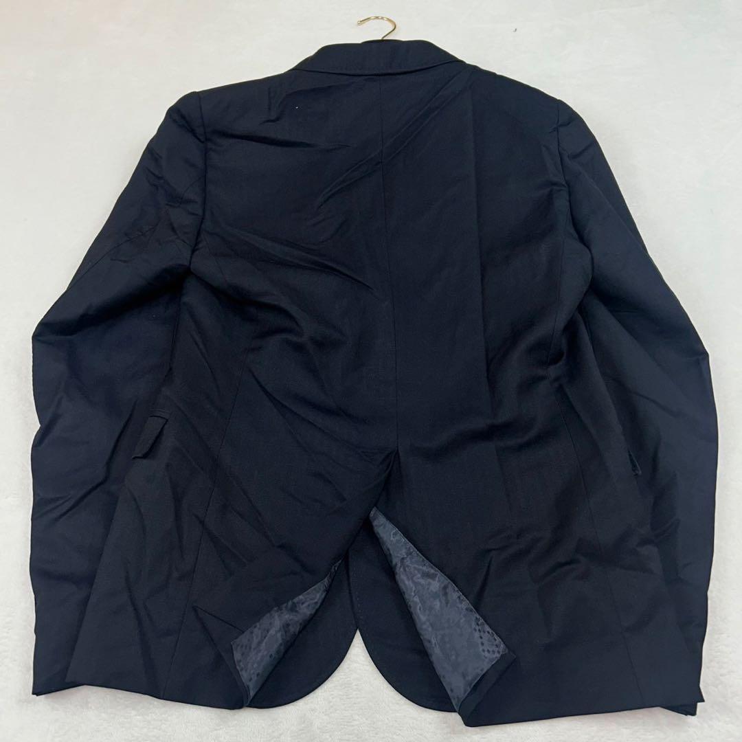 J603 L グッチ イタリア製 モヘア混 スーツ上下 ネイビー メンズ