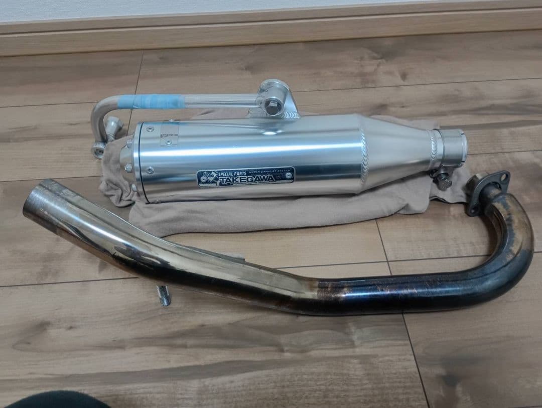 スペシャルパーツ武川 トラッカーマフラー ブラック モンキー125(JB02)