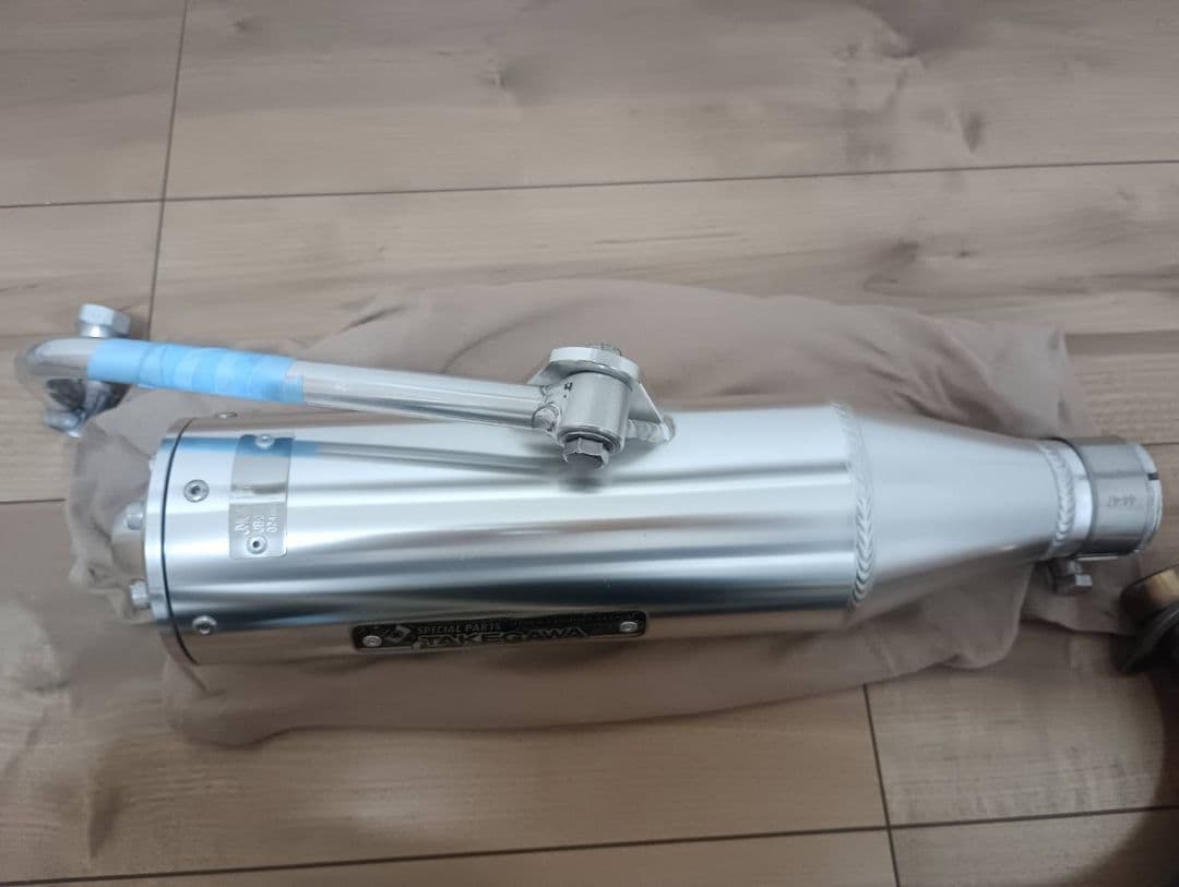 スペシャルパーツ武川 トラッカーマフラー ブラック モンキー125(JB02)