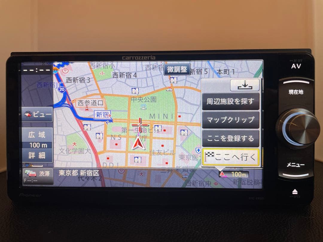 楽ナビAVIC-RW801-D 2026年地図最新2.0.0.版最新オービス入り