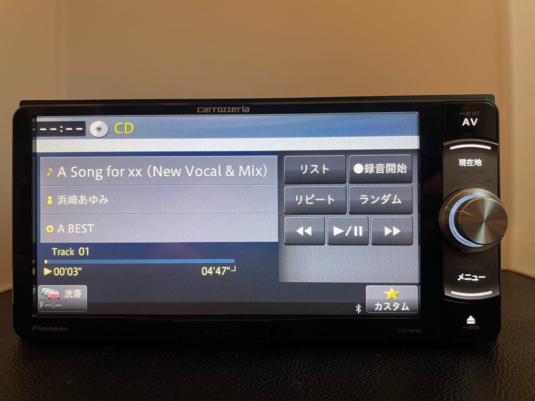 楽ナビAVIC-RW801-D 2026年地図最新2.0.0.版最新オービス入り