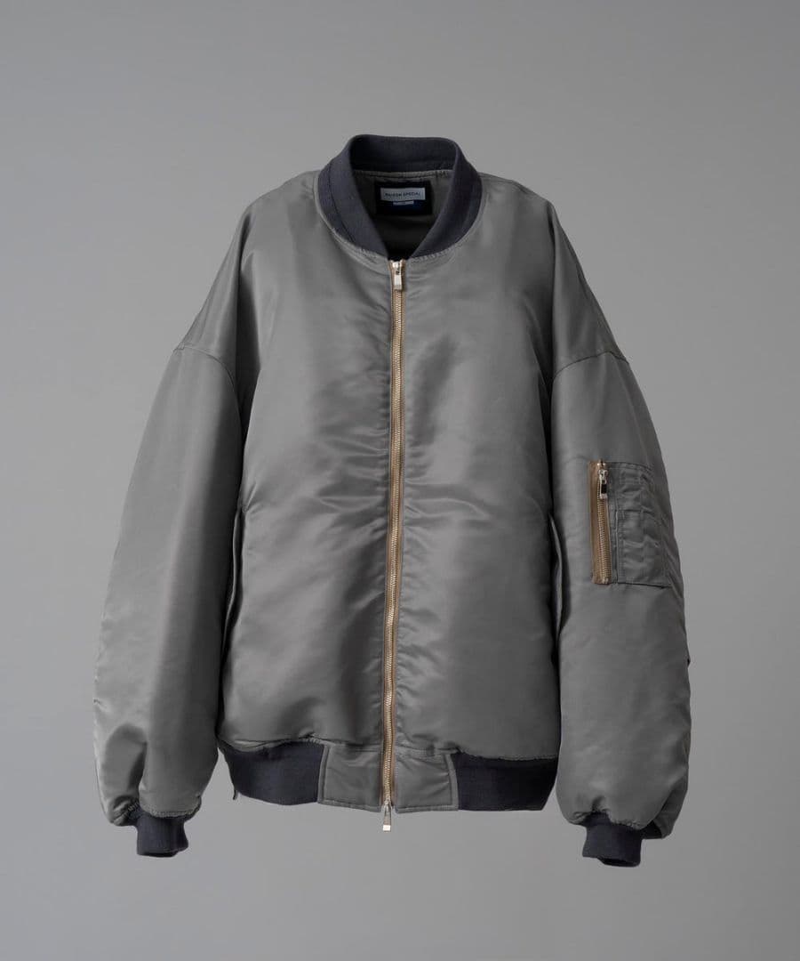 メゾンスペシャル MA-1フライトジャケットブルゾンmaison special